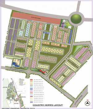 Site Plan Krowns - The Residential Plots - 2 Sports City