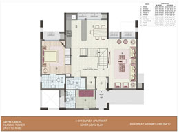 Floor Plans 4 BHK Plan Lower_2420 Sq. ft.